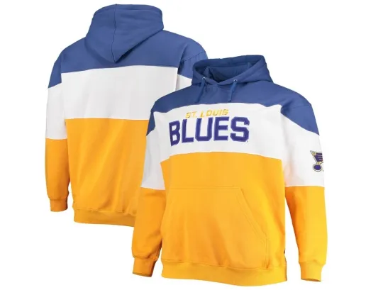 Discover St Louis Blues Hooded Sweatshirt New Mens Tall Sizes $80