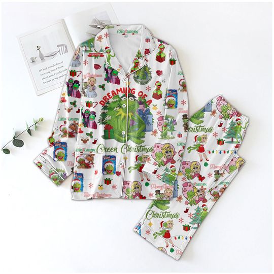 The Muppet Show Pajamas Set, Muppets Movie Women Pajamas, Baby Muppets Women Pajamas, Jim Henson Fans Gift