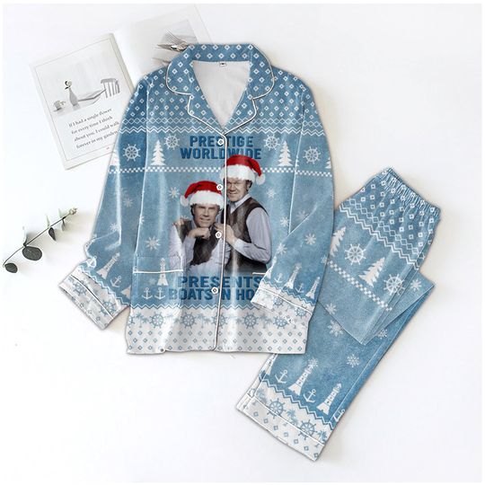 Discover Step Brothers Christmas Pajamas Set, Prestige Worldwide Pajamas, Boats N Hoes Pajama Pants, Funny Movie Gift for Men Women