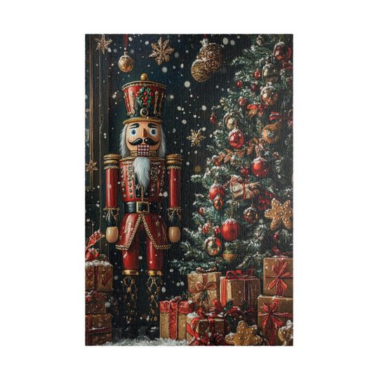 Nutcracker Christmas Jigsaw Puzzle: Holiday Family Activity