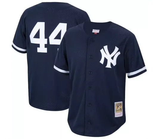 Discover Mitchell & Ness New York Yankees #44 Baseball Jersey New Mens Big & Tall $120