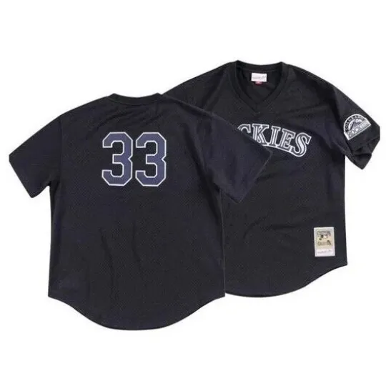 Discover MLB Mitchell & Ness Colorado Rockies #33 Baseball Jersey New Mens Big & Tall
