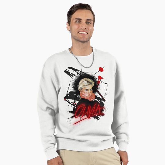 Discover Olivia Newton-John -  Totally Hot  -  1979 - By PopRetroDisco Pullover Sweatshirt