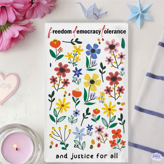 Discover Subtle F*ck Trump Hand Towel, Anti Oligarchy Kitchen Towel,Anti Trump Tea Towel,Bathroom Towel Set,FDT,Political Home Decor,Anti Maga Towel