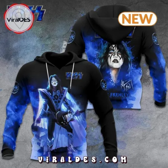 Discover Kisses Band Ace Frehley Signatures 3D Hoodie Gift Fan