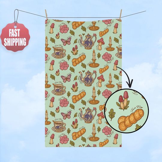 Hand Towel, Strawberry Kitchen Towel