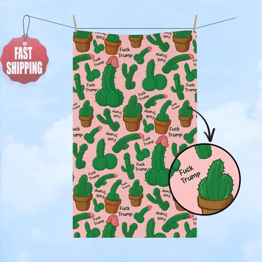 Hand Towel, Catus Kitchen Towel