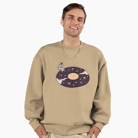 Discover Cosmic Sound Premium Oversized Sweatshirt