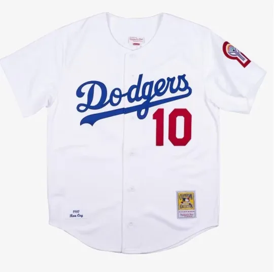 Los Angeles Baseball Team Dodggerrs #10 Baseball Jersey
