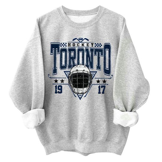 Discover Vintage 90s Toronto Hockey Fan Sweatshirt, Gameday Mom Shirt, Sports Gift