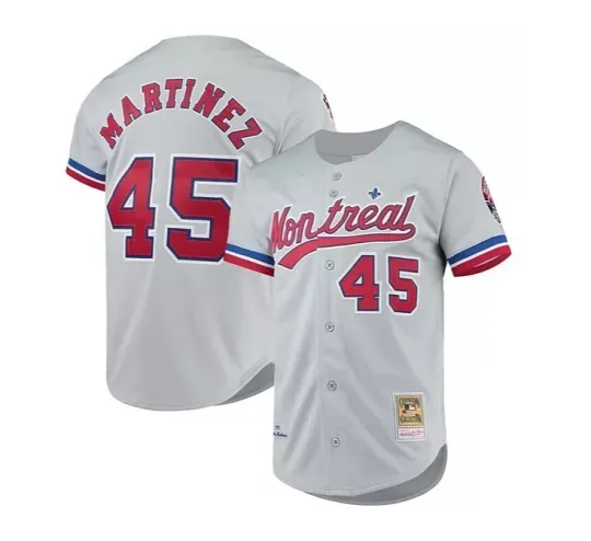 Discover Montreal Baseball Team Expos #45 Baseball Jersey