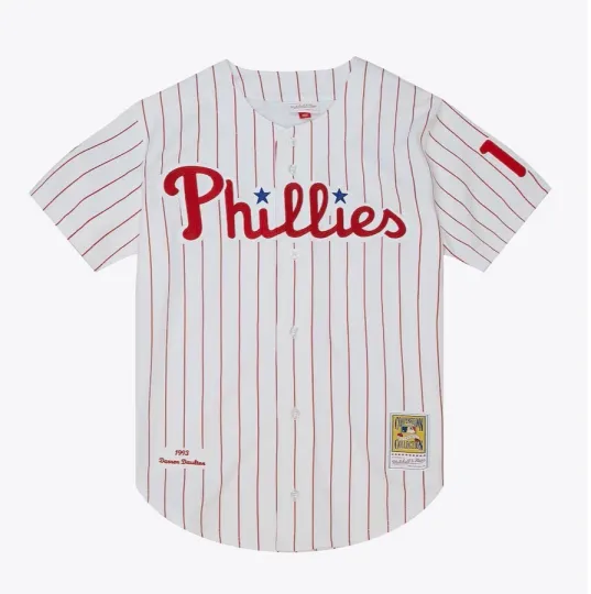 1993 Philadelphia Baseball Team Phiillies #10 Baseball Jersey
