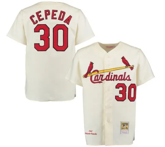 Discover St. Louis Baseball Team Carrdinals #30 Baseball Jersey