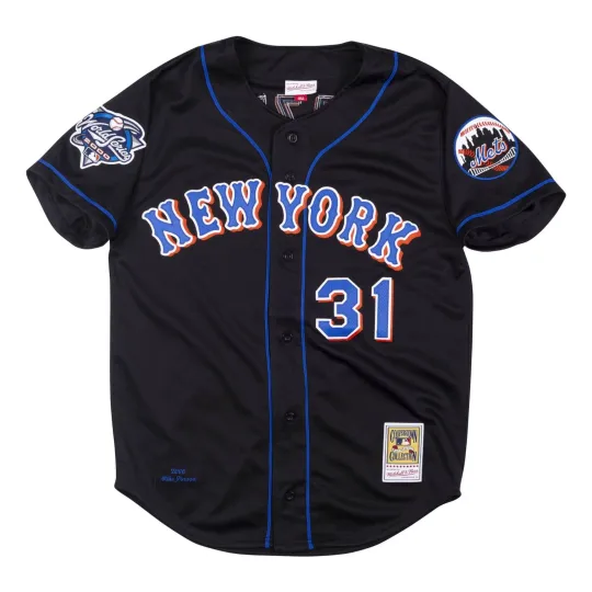 Discover Black New York Baseball Team Metts #31 Baseball Jersey