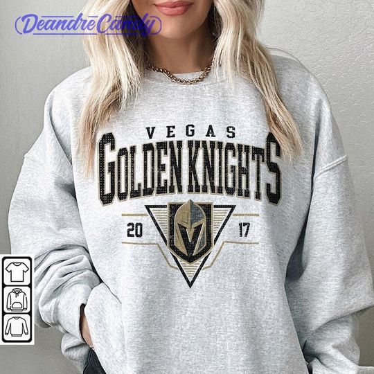Discover Vintage 90s Vegas Golden Knights Sweatshirt, Sweatshirt Hockey Gift For Christmas