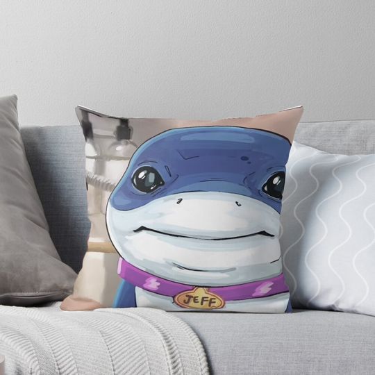 Jeff the Land Shark Pillow