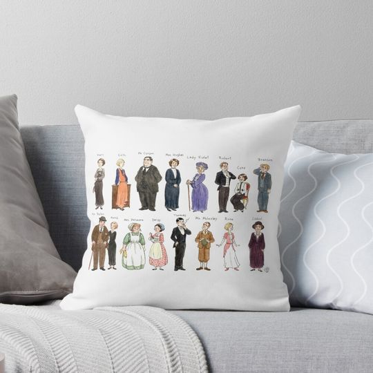 Discover Downton A. Portraits Pillow