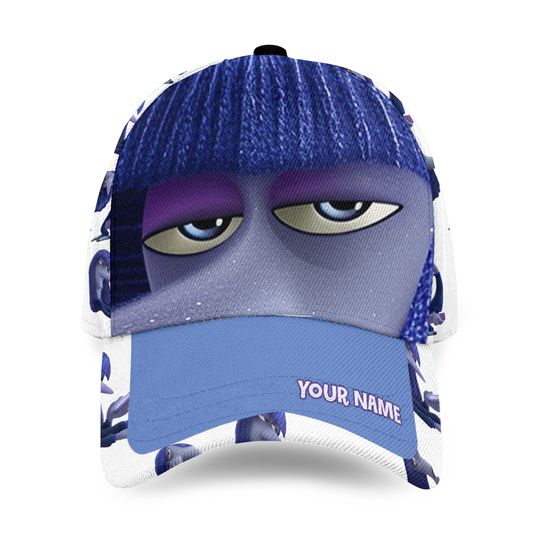 Ennui Inside Out Summer Holiday Classic Cap, Emotion Cartoon Character Baseball Cap, Ennui Summer Vibe Trip Hat, Gift Hat For Kid Adult