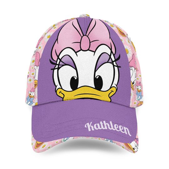 Personalized Daisy Duck Face Birthday Valentine's Day Gift Classic Baseball Cap