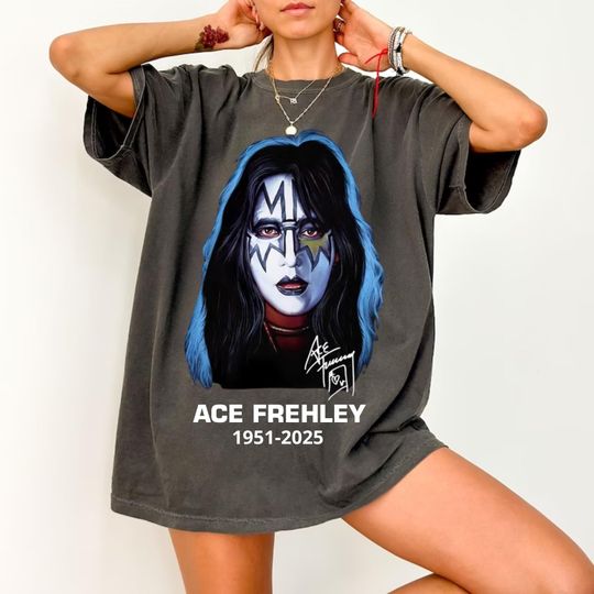 RIP Ace Frehley Shirt, Ace Frehley Shirt, Rock and Roll Legend Tee