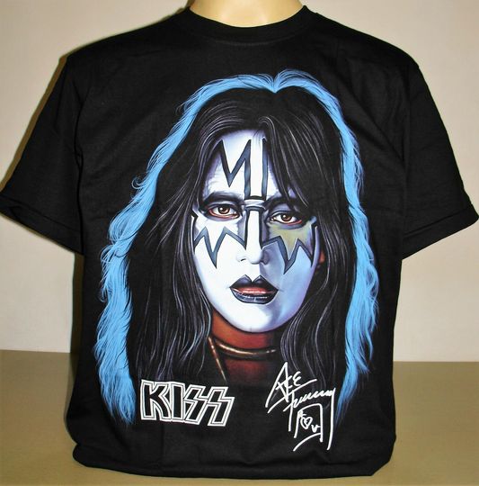 Discover Vintage Kiss Ace Frehley T-Shirt, Rock And Roll Legend Graphic Tee, Unisex Music Fans Shirt
