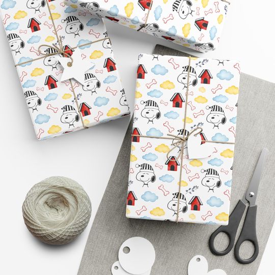 Discover Snoopy Gift Wrap: Fun Holiday Wrapping Paper, Eco-Friendly Inks