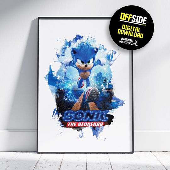 Discover Sonic the Hedgehog Movie Poster