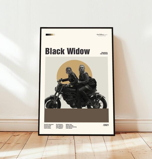 Discover Black Widow Poster / Movie Poster / Midcentury Modern Art / Minimalist Art / Vintage Print /  Retro Modern Poster / Gift for him