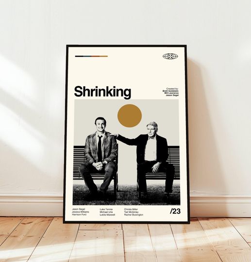 Discover Shrinking Poster / Movie Poster / Midcentury Modern Art / Minimalist Art / Vintage Print /  Retro Modern Poster / Gift for him