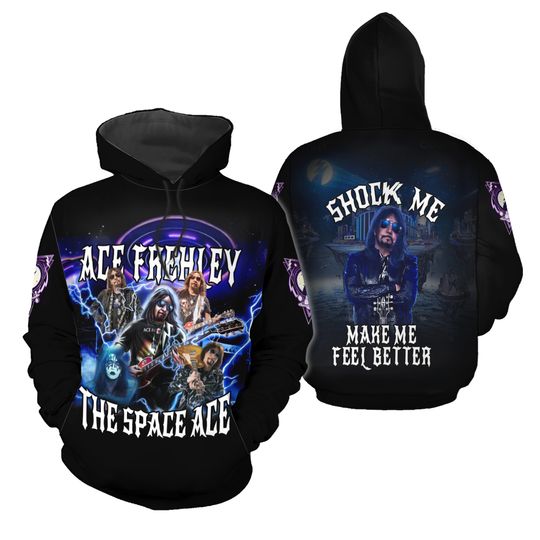 Ace Frehley The Space Ace Shock Me Make Me Feel Better Hoodie Shirt