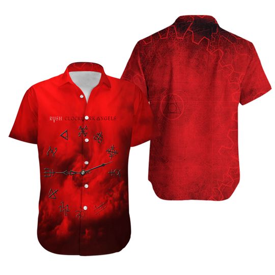 Rush Band Clockwork Angels Album Hawaiian Shirt
