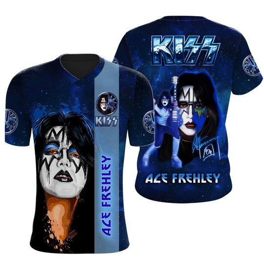 Ace Frehley Rock N Roll 3D T Shirt For Men