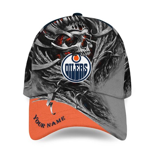 Personalized Edmonton Oilers Classic Cap Gift For Fans, Unisex Baseball Cap