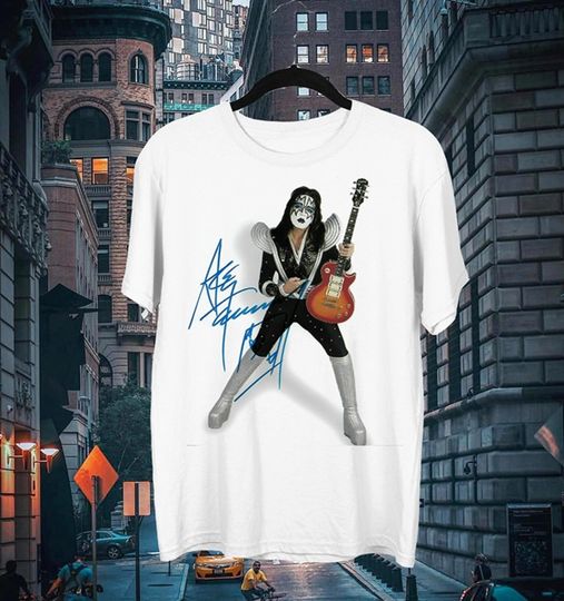 Discover Ace Frehley Retro Rock Legend Tribute 2025 T-Shirt, RIP Ace Frehley Shirt
