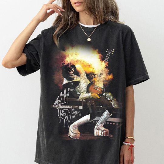 Discover RIP Ace Frehley Shirt, Ace Frehley Shirt, Rock and Roll Legend Tee