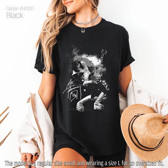 Vintage 90s Ace Frehley 'The Spaceman' Graphic Tee, RIP Ace Frehley Shirt