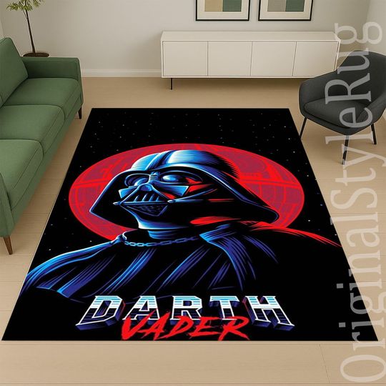 Darth Vader Rugs,Dark Vador,Dark Side,Darth Vader,Le Seigneur Noir Des Sith,For Living Room Decor,Kids Decor Rug,Dark Lord,Star Wars,AreaRug