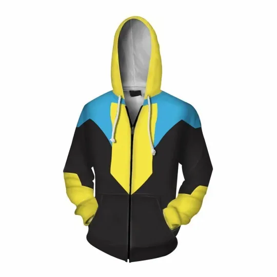 Discover Cosplay Invincible Mark Grayson 3D Hoodie Adult Jacket Sweatshirt Coat Costumes