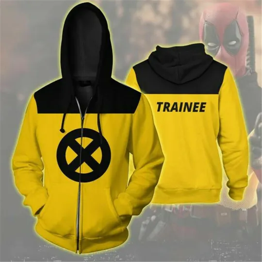 Discover Deadpool 2 X-Men Sweatshirt Cosplay Costume Hoodie Jumper Coat Jacket