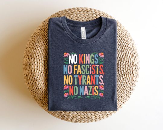 Discover We The People No Kings In America Shirt, Protest Democracy Tee, Anti-MAGA T Shirt, Patriotic Political Tee, American Democracy Shirt