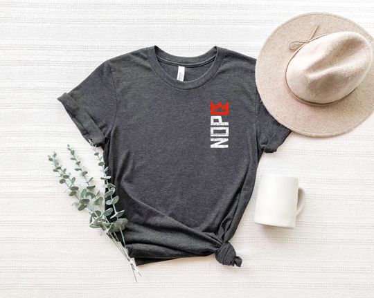 Discover Nope Shirt, No Kings in America T-Shirt, Anti-Trump Protest Tee, Resist Political Meme T-Shirt