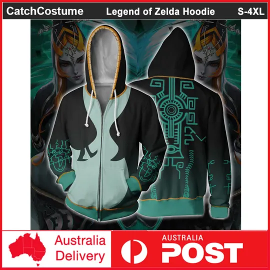 Discover Legend Zelda Hoodie 3D Print Sweatshirt Pullover Zipper Hooded Jacket Jumper