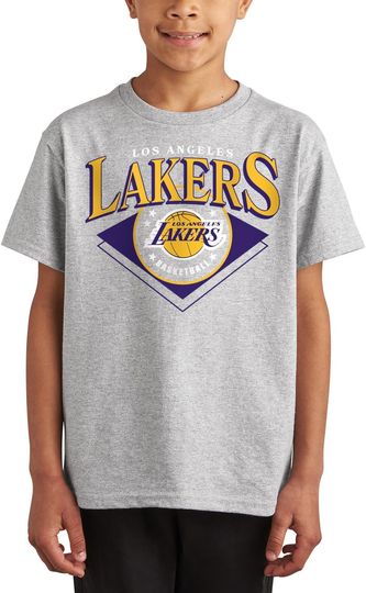 Discover Junk Food Unisex Kids NBA Court Classic Youth T-Shirt for Boys and Girls