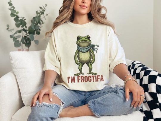 Discover Portland Freedom Frog T-Shirt - Anti-ICE Resistance Political Activist Tee