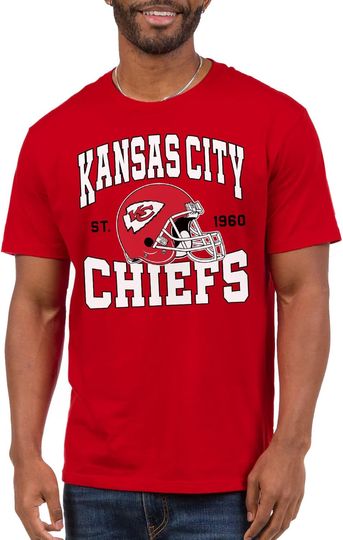 Discover Junk Food Clothing x Football Team Helmet Fan T-Shirt for Men and Women