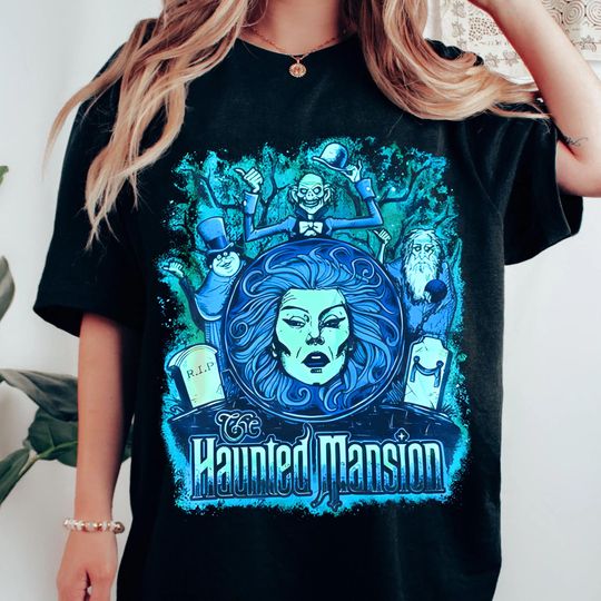 Discover Vintage Haunted Mansion Madame Leota Shirt, Disney Halloween Party T-shirt