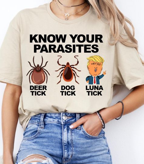 Know Your Parasites Shirt, Anti Trump, Sarcastic Trump, Anti Trumpism Shirt, Political Humor Gift Shirt, Anti Trump Political Shirt