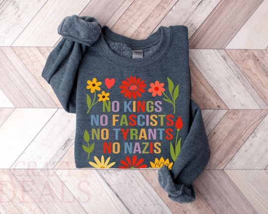 Discover We The People No Kings In America Shirt, Protest Democracy Tee, Anti-MAGA T Shirt, Patriotic Political Tee, American Democracy