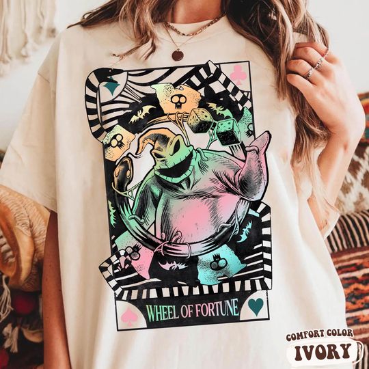 Discover Vintage Oogie Boogie Wheel Of Fortune Shirt, Nightmare Before Christmas Disney Tee