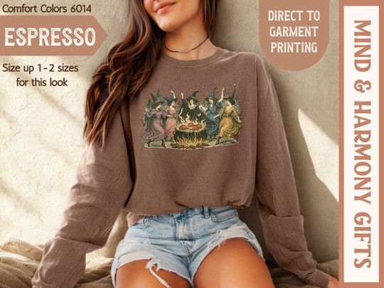 Halloween Anti Trump Sweatshirt, Liberal Witch Sweater Political Spooky Season Human Rights Fall Protest Long Sleeve Shirt